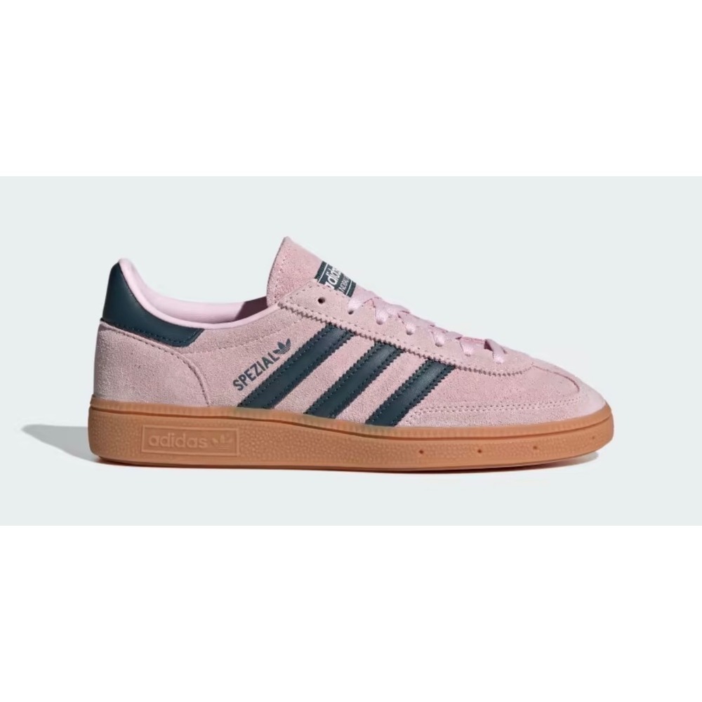 Adidas Handball Spezial Suede Sneakers 7 Low Top Retro Clear Pink Arctic Night - Picture 10 of 10